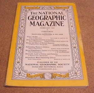 Antique National Geographic February 1932 Nooks and Bays of Storied England - Picture 1 of 5