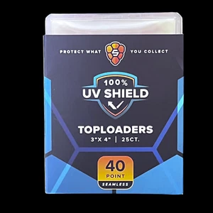 3"x4" Toploader 40PT - 100% UV Shield Standard Clear Seamless Frame - Picture 1 of 1