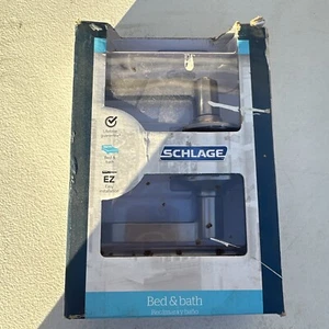 Schlage Satin Nickel Bed & Bath Privacy Lock F40 V ACC 619 Keep It Private - Picture 1 of 1