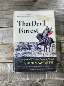 1959 Antique Civil War History Book "That Devil Forrest: Nathan Bedford Forrest" - Picture 1 of 10