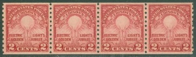 EDW1949SELL : USA 1929 Scott #656 Choice Extra Fine, Mint NH Strip of 4 Cat - Image 1 of 2
