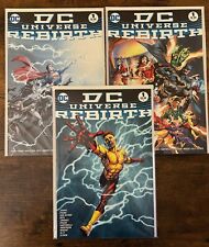 Lot of 3 DC Universe Rebirth Specials #1 1b Reis Variant 3rd Print Frank (2016)