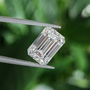 2.45 Ct Certified CVD Diamond Engagement Ring Stones Emerald Cut E Color VVS1 - Picture 1 of 3