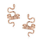 Snake Serpent Cartilage Ear Cuffs Wire Earrings Ear Sterling Silver