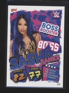 2021 Topps WWE Slam Attax Sasha Banks #226 - Picture 1 of 1
