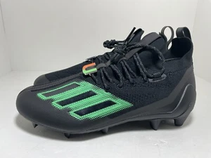Adidas Adizero Miami Hurricanes Core Black HQ6393 Men's Football Cleats Size 9 - Picture 1 of 7