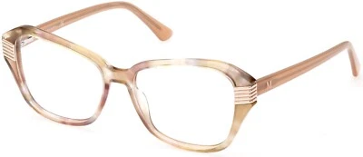 Marciano By Guess GM0386 059 Beige Plastic Cat Eye Eyeglasses Frame 54-16-145 GM - Image 1 of 3