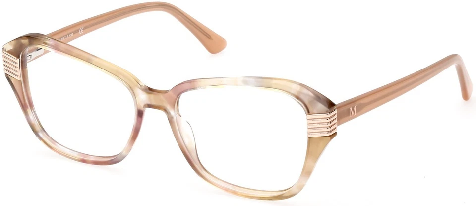 Marco de gafas de gato de plástico beige Marciano By Guess GM0386 059 54-16-145 GM Foto 1 de 3