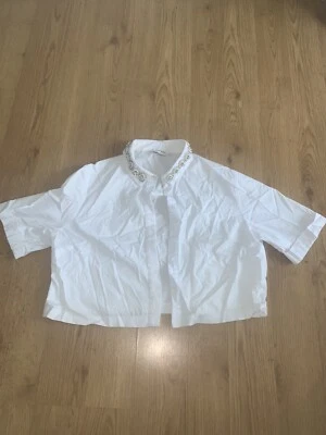 MISS SELFRIDGE buttoned cropped fleece size UK12✨ - Image 1 of 4