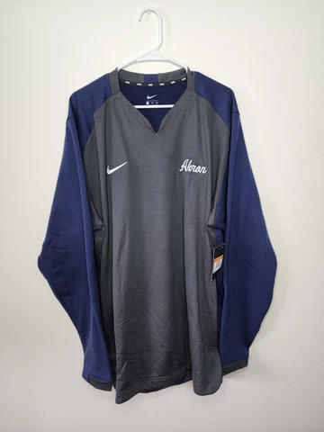 NWT Nike Akron Mens XXL Blue Sweatshirt Sweater Pullover Adult Cover