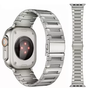 Correa de metal con correa de titanio para Apple Watch Ultra2 49 mm 9 8 7 6 5 4 3 2 42/44/45 mm - Imagen 1 de 13