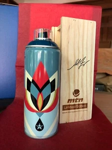 Obey Shepard Fairey X Montana Spray Can (Lotus- Blue) - B.T.S.NYC 2019 - Picture 1 of 5