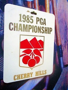 vtg - PGA TOUR Golf Bag Tag - 1985 PGA CHAMPIONSHIP - Cherry Hills CC - Picture 1 of 3