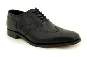 Loake 5 Loch Lewis Black Calf Shoe - Picture 1 of 6