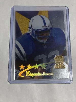 1999 Topps Stars 4 Star GOLD Parallel #8 Edgerrin James RC Rookie Rare   - Image 1 of 2