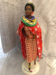 1993 Mattel Dolls of  World  Kenyon Barbie #11181 READ DESCRIPTION - Picture 1 of 5