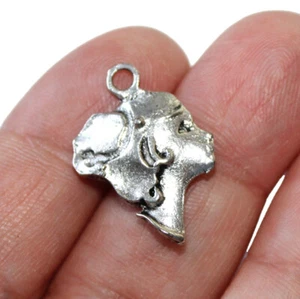 Woman Girl Charms Antique Silver Tone Two sided (7 charms in one lot) CH678 - Picture 1 of 2