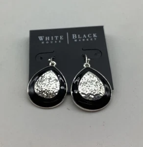 White House Black Market Black earrings  NWTS - Picture 1 of 3