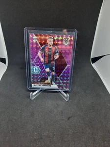 2020-21 Panini Mosaic Serie A Purple Prizm /49 Mattias Svanberg #30 Rookie RC - Picture 1 of 2