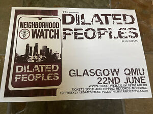 dilated peoples - Concert/Gig poster, Glasgow - June 2004