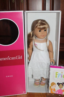 American Girl Doll of the Year 09 GWEN DOLL and BOOK Chrissa and Sonali's FRIEND - Image 1 of 4