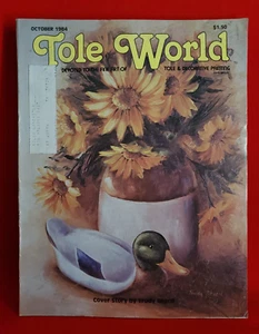 Tole World 1984 October Magazine Trudy Beard - Imagen 1 de 5