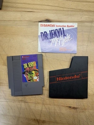 Nintendo Entertainment System NES Dr. Jekyll Mr. Hyde Game Cartridge + Manual - Image 1 of 2