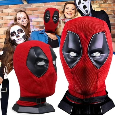 Deadpool Kopfbedeckung Halloween Deadpools Erwachsene Maske Hero Party Masken - Bild 1 von 4