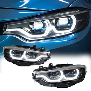 Pair LED Headlights Assembly For BMW 4 Series F32 F36 F82 Xenon/HID Facelift - Foto 1 di 1