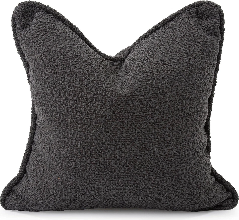 Barbet Charcoal Pillow-Traditional Style - Image 1 of 1