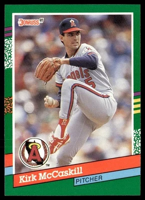 1991 Donruss Kirk McCaskill California Angels #637 - Image 1 of 2