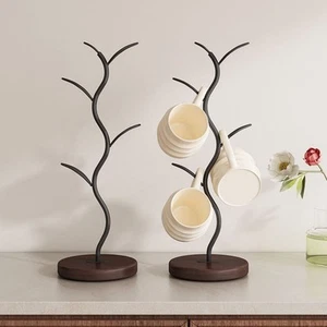 Tree Shape Coffee Mug Holder Free-Standing Mugs Storage Rack Countertops - Picture 1 of 12