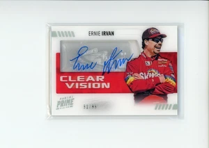 2019 Panini Prime Racing Ernie Irvan #CVS-EI Clear Vision Auto 81/99 - Picture 1 of 2