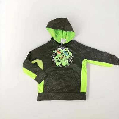TMNT Teenage Mutant Ninja Turtles Sudadera con Capucha Pullover Estampado Gráfico Niño talla XS 4/5 Foto 1 de 4
