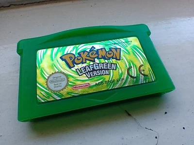 Pokémon Leaf Green Gameboy Advance GBA Genuine Tested Rare Nintendo Cartridge - Image 1 of 4