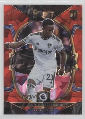 2022 Select Premier League Terrace Red Ice Prizm Luis Sinisterra #46 Rookie RC - Image 1 of 2