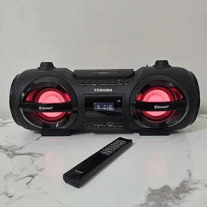 Toshiba Bluetooth Boombox Speaker Subwoofer Eq Usb Sd Aux Cd Fm Mp3 Cwu500 - Picture 1 of 20
