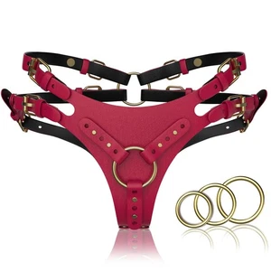 Strap On Dildo Harness Sex Straps Erotikspielzeug für Frauen Männer, Pegging Dildo Adj... - Bild 1 von 6