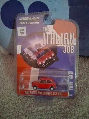 Greenlight 1:64 Scale 1967 Mini Cooper S 1275 Mk1 italian Job Red Car ltd ed - Image 1 of 3