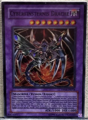 YuGiOh - 1x Cyberfinsternis Drache - DP04-DE014 - Super Rare - Deutsch - Bild 1 von 4