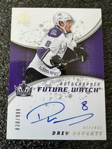 2008-09 UD SP Authentic #244 Drew Doughty Kings Future Watch Auto RC Rookie /999 - Picture 1 of 4