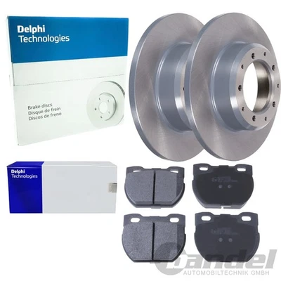 DELPHI Dischi Freno 298mm + Pastiglie Posteriore Adatto A per Land Rover - Immagine 1 di 3