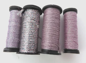 Kreinik Metallic Thread Purple Hues #8 Braid 2x5M 1x10M 1/16 Ribbon 1x10M - Picture 1 of 2