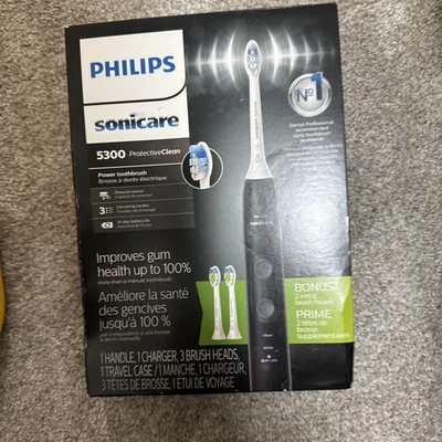 Philips Sonicare ProtectiveClean 5300 Rechargeable Electric Toothbrush - Black - Image 1 of 2