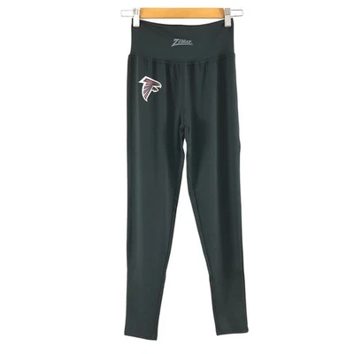 Majestic NFL Atlanta Falcons Zubaz Mujer Leggings Sólidos Negros Talla XS Foto 1 de 4