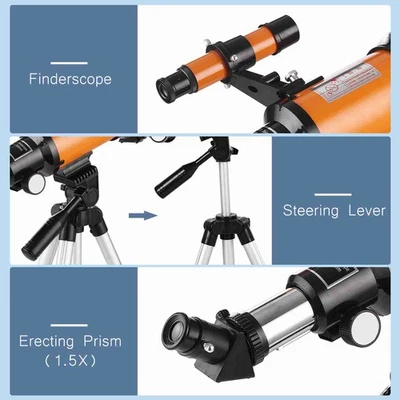 70mm Astronomical Telescope 150X High Power Monocular Telescope Refractor - Image 1 of 4
