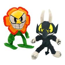 Cuphead & Mugman Plush Toys Cagney Carnation Devil Boss Stuffed Doll for Kids