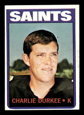 Charlie Durkee 1972 Topps #34 New Orleans Saints Ex