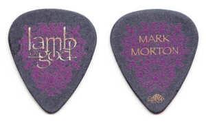 Lamb of God Mark Morton Signature Black Guitar Pick - 2006 Unholy Alliance Tour - Picture 1 of 1