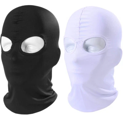 2/3 Hole Outdoor Sports Balaclava Full Face Mask Cycling CS Ski Neck Hat - Image 1 of 4
